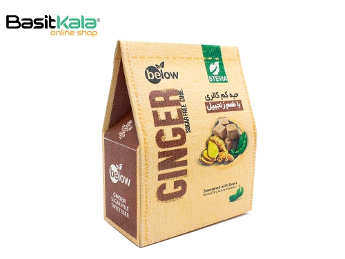 حبه زنجبیل بدون شکر استویا 300 گرمی بی لو