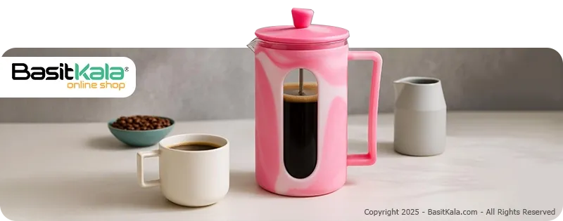 فرنچ پرس پیرکس مکعبی ۶۰۰ میلی لیتر