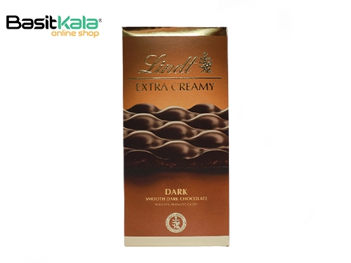 تابلت شکلات تلخ اکسترا کرمی 80 گرمی لینت