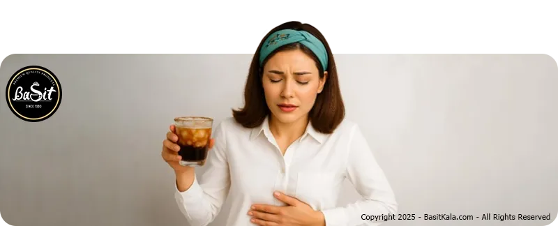 بروز مشکلات گوارشی هنگام خوردن قهوه مانده
