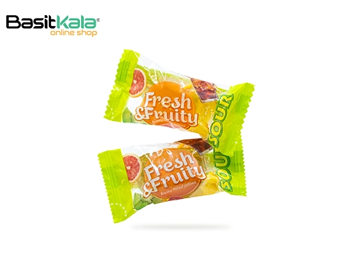 پاستیل میوه‌های ترش مغزدار شکری فرش اند فروتی واول