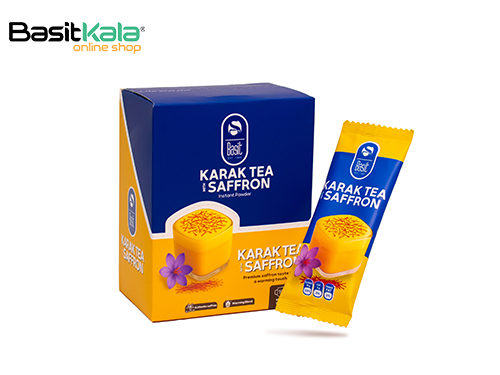 چای کرک فوری زعفرانی ساشه‌ای بسته 10 عددی بسیط